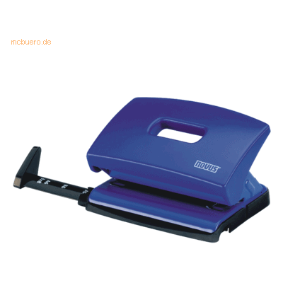 Novus Locher C216 Metall/Kunststoff 1,6mm (Blister) 16 Blatt blau Novus Locher C216 Metall/Kunststoff 1,6mm (Blister) 16 Blatt blau