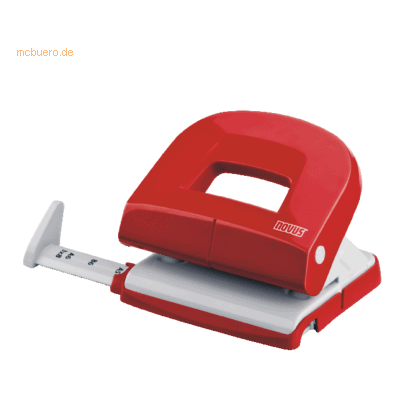 Novus Locher E216 Metall/Kunststoff 1,6mm 16 Blatt rot Novus Locher E216 Metall/Kunststoff 1,6mm 16 Blatt rot