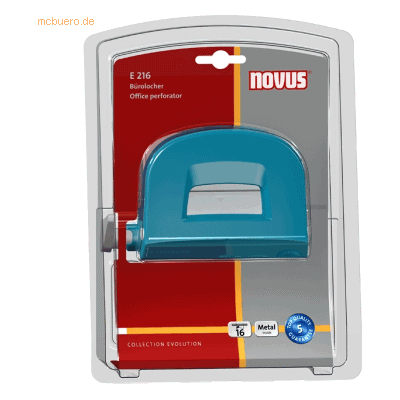 Novus Locher E 216 petrol Blister Novus Locher E 216 petrol Blister