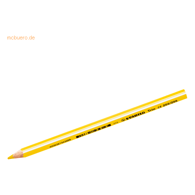 Stabilo Trio Thick Gelb - Buntstifte - Ergonomischer Dreiecksgriff Stabilo Trio Thick Gelb - Buntstifte - Ergonomischer Dreiecksgriff