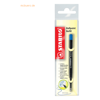 Stabilo Modell 2/041-02 Blaue Kugelschreiberpatrone - Ersatzmine Stabilo Modell 2/041-02 Blaue Kugelschreiberpatrone - Ersatzmine