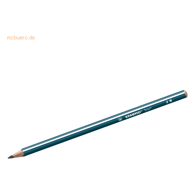 12 x Stabilo Schulbleistift Trio dreikant 2B petrol 12 x Stabilo Schulbleistift Trio dreikant 2B petrol