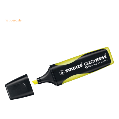 STABILO GREEN BOSS Textmarker - Doppelspitze - Recycling STABILO GREEN BOSS Textmarker - Doppelspitze - Recycling