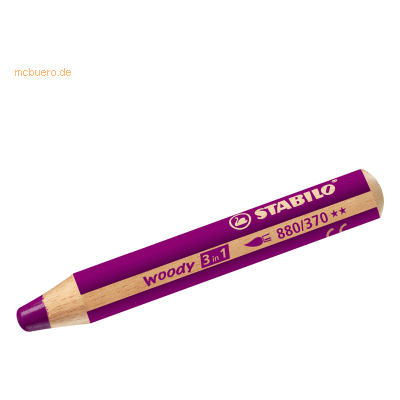 STABILO Woody 3 in 1 Lila - Malstifte STABILO Woody 3 in 1 Lila - Malstifte