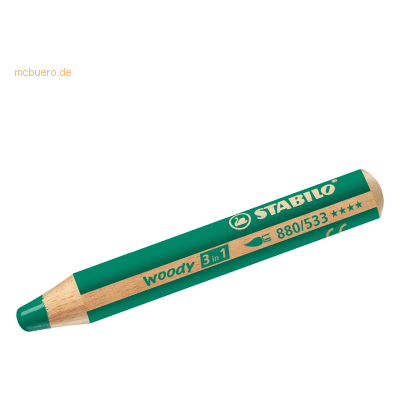 STABILO Woody 3-in-1 Dunkelgrün - Buntstifte STABILO Woody 3-in-1 Dunkelgrün - Buntstifte