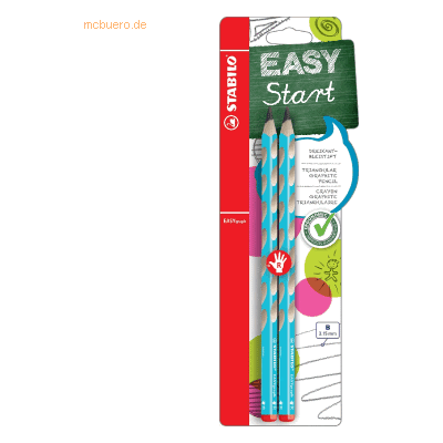 10 x Stabilo Bleistift Easygrap HB blau Blisterkarte VE=2 Stück 10 x Stabilo Bleistift Easygrap HB blau Blisterkarte VE=2 Stück