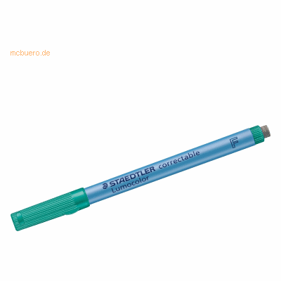 10 x Staedtler Folienstift Lumocolor correctable F grün 10 x Staedtler Folienstift Lumocolor correctable F grün