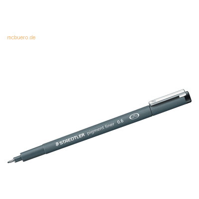 10 x Staedtler Pigment liner 0,6mm schwarz 10 x Staedtler Pigment liner 0,6mm schwarz
