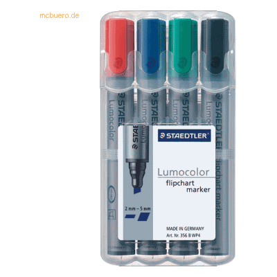 Staedtler Flipchartmarker Lumocolor Box VE=4 Stück Staedtler Flipchartmarker Lumocolor Box VE=4 Stück