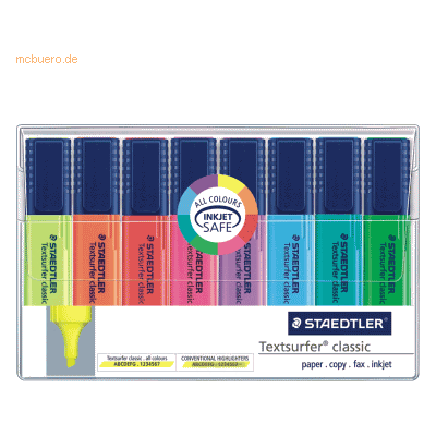 Staedtler Textmarker Textsurfer classic 8-er Etui Staedtler Textmarker Textsurfer classic 8-er Etui
