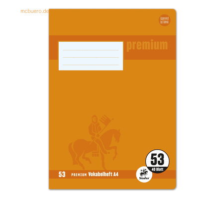 Staufen Vokabelheft Premium A4 40 Blatt Staufen Vokabelheft Premium A4 40 Blatt