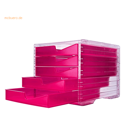 styro NeonLine Schubladenbox - DIN C4, 5 Schubladen styro NeonLine Schubladenbox - DIN C4, 5 Schubladen