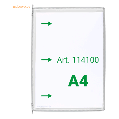 tarifold Sichttafel A4 grau - 10 Stück tarifold Sichttafel A4 grau - 10 Stück