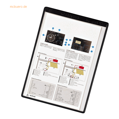 Tarifold Sichttafel A4 magnetisch schwarz 5 Stück Tarifold Sichttafel A4 magnetisch schwarz 5 Stück