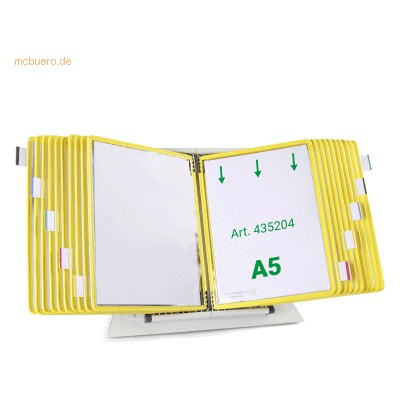 Tarifold A5 Sichttafelsystem - Gelb - Display System Tarifold A5 Sichttafelsystem - Gelb - Display System