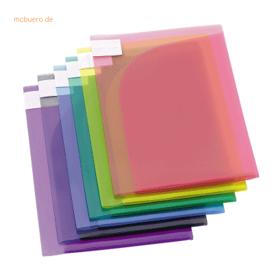 Tarifold Projektmappe A4/A3 doppelseitig farbig sortiert 12 Stück Tarifold Projektmappe A4/A3 doppelseitig farbig sortiert 12 Stück