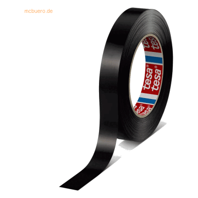 16 x Tesa Klebeband Strapping 4288 19mm x 66m schwarz 16 x Tesa Klebeband Strapping 4288 19mm x 66m schwarz