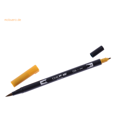 6 x Tombow Dual-Fasermaler ABT mit Rundspitze/Pinselspitze yellow gold 6 x Tombow Dual-Fasermaler ABT mit Rundspitze/Pinselspitze yellow gold