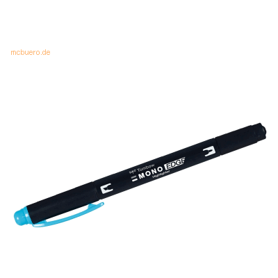 4 x Tombow Textmarker Mono edge Keil- und Rundspitze sky blue 4 x Tombow Textmarker Mono edge Keil- und Rundspitze sky blue