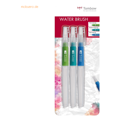 Tombow Wassertankpinsel leer befüllbar feine/mittlere/flache Pinselspi Tombow Wassertankpinsel leer befüllbar feine/mittlere/flache Pinselspi