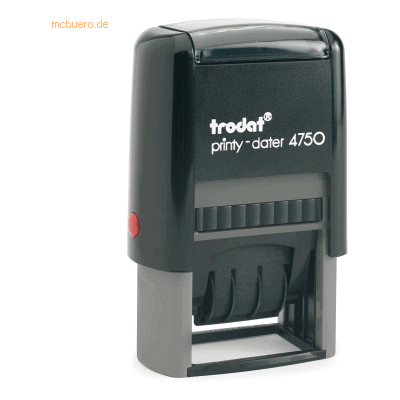 Trodat Stempel Printy Bezahlt/durchTrodat 4750 40x23mm Trodat Stempel Printy Bezahlt/durchTrodat 4750 40x23mm