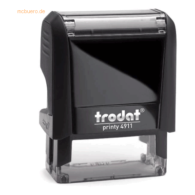Trodat Textstempel mit Gutschein Trodat 4911 4-zeilig schwarz Trodat Textstempel mit Gutschein Trodat 4911 4-zeilig schwarz
