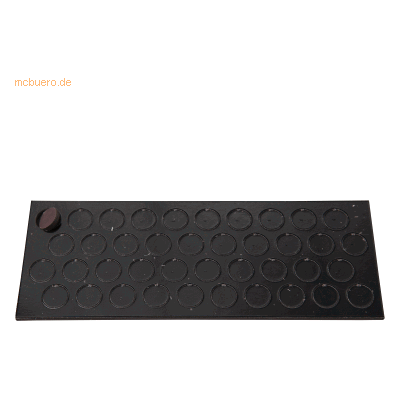Ultradex Magnetische Symbole Kreis 9mm VE=40 Stück schwarz Ultradex Magnetische Symbole Kreis 9mm VE=40 Stück schwarz