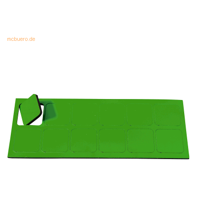 Ultradex Magnetische Symbole Quadrat 19x19mm VE=12 Stück hellgrün - Magnet, Markieren, Kennzeichnen Ultradex Magnetische Symbole Quadrat 19x19mm VE=12 Stück hellgrün - Magnet, Markieren, Kennzeichnen