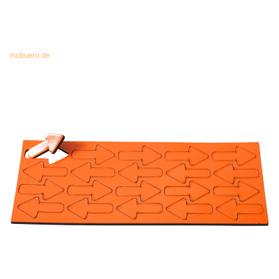 Ultradex Magnetische Symbole Pfeil 22,5x12mm VE=20 Stück orange Ultradex Magnetische Symbole Pfeil 22,5x12mm VE=20 Stück orange