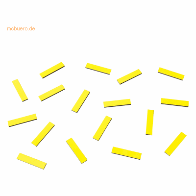 Ultradex Magnetische Abschnitte 40x9x2mm VE=18 Stück zitrone Ultradex Magnetische Abschnitte 40x9x2mm VE=18 Stück zitrone