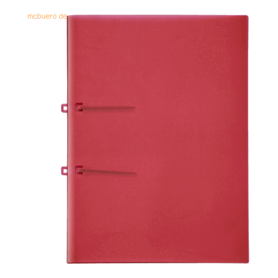 25 x Veloflex Strip-Binder PP A4 225x316mm rot 25 x Veloflex Strip-Binder PP A4 225x316mm rot