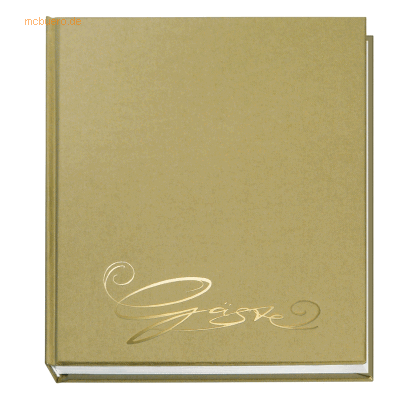 Veloflex Gästebuch Classic 205x240mm 144 Seiten gold Veloflex Gästebuch Classic 205x240mm 144 Seiten gold