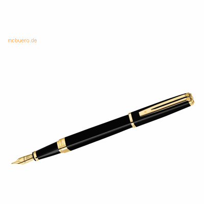 Waterman Füllhalter Exception Slim F Lack schwarz G.C. Etui Waterman Füllhalter Exception Slim F Lack schwarz G.C. Etui