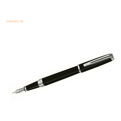 Waterman Füllhalter Exception Slim F Lack schwarz S.C. Etui Waterman Füllhalter Exception Slim F Lack schwarz S.C. Etui