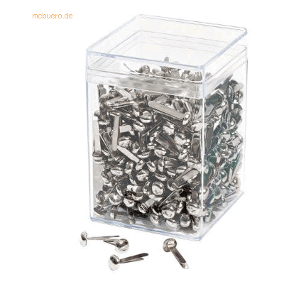 Wedo Musterbeutelklammern Rundkopf 210-3 VE=500 Stück silber Wedo Musterbeutelklammern Rundkopf 210-3 VE=500 Stück silber