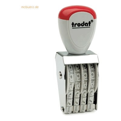 Wedo Stempel Zahlen 5mm 4-stellig Wedo Stempel Zahlen 5mm 4-stellig