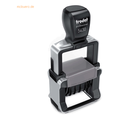 Trodat Datumstempel 5430/L 3 Texte 41x24mm Trodat Datumstempel 5430/L 3 Texte 41x24mm
