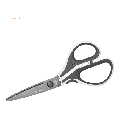 Wedo Schere Titan Cut-it Edelstahl 17,5cm grau/weiß Wedo Schere Titan Cut-it Edelstahl 17,5cm grau/weiß