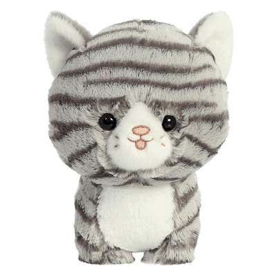 HERMA Teddypets Teddy Pets Grey Tabby Cat 18cm HERMA Teddypets Teddy Pets Grey Tabby Cat 18cm
