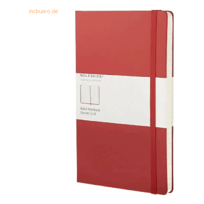 Moleskine Notizbuch L A5 13x21cm liniert Hardcover rot Moleskine Notizbuch L A5 13x21cm liniert Hardcover rot