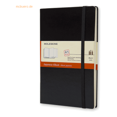 Moleskine Notizbuch Japanisches Album Large A5 165g/qm Hardcover schwa Moleskine Notizbuch Japanisches Album Large A5 165g/qm Hardcover schwa