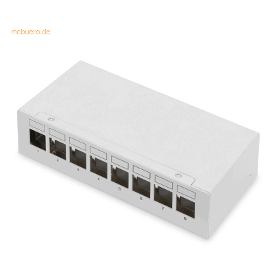 Assmann DIGITUS Desktop Modular Patch Panel, geschirmt, 8-Port Assmann DIGITUS Desktop Modular Patch Panel, geschirmt, 8-Port