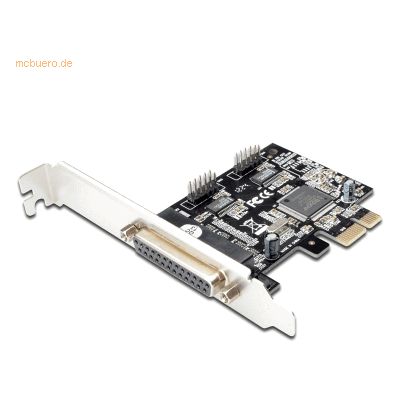 Assmann DIGITUS PCI Express Parallel Karte, 2/1-port Assmann DIGITUS PCI Express Parallel Karte, 2/1-port