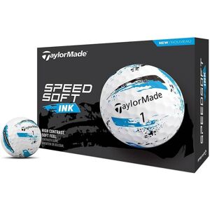 TaylorMade Speed Soft Golfbälle  weiss/blau