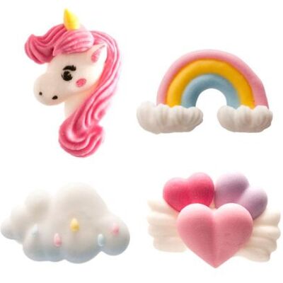 Dekora Zuckerdekor Einhorn 8 Stück Dekora Zuckerdekor Einhorn 8 Stück