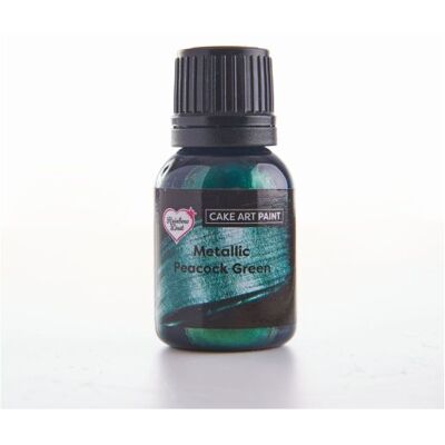Rainbow Dust Metallic-Lebensmittelfarbe Peacock Green 25ml Rainbow Dust Metallic-Lebensmittelfarbe Peacock Green 25ml