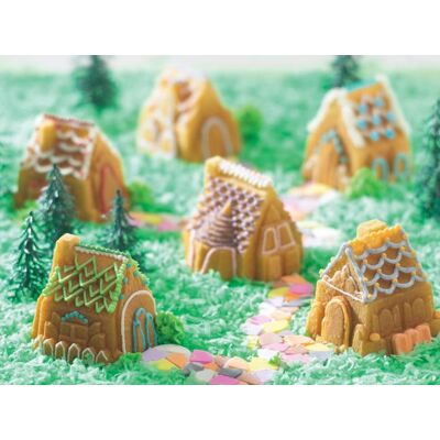 Nordic Ware Cozy Village Pan - Schneedorf-Backform, 6 Tassen Nordic Ware Cozy Village Pan - Schneedorf-Backform, 6 Tassen