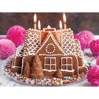 Nordic Ware Lebkuchenhaus Bundt-Form - Festliche Weihnachtsform Nordic Ware Lebkuchenhaus Bundt-Form - Festliche Weihnachtsform