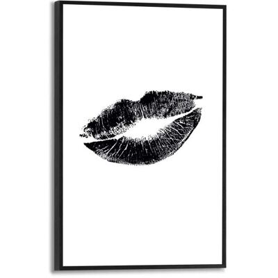 Reinders Posters Wandbild HOT Lips Slim Frame Black ca. 20x30 cm SMF48031 Reinders Posters Wandbild HOT Lips Slim Frame Black ca. 20x30 cm SMF48031