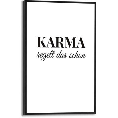 Reinders Posters Wandbild KARMA Slim Frame Black ca. 20x30 cm SMF84817 Reinders Posters Wandbild KARMA Slim Frame Black ca. 20x30 cm SMF84817